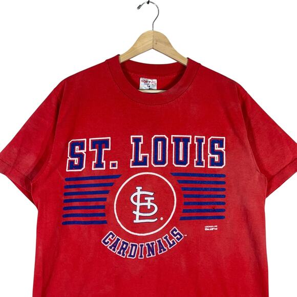 Vintage St. Louis Cardinals Spellout MLB Tee L - Picture 2 of 9